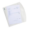 Elba Snap Popper Wallets A4 Clear 400123618 Pack 5 Fusion Office