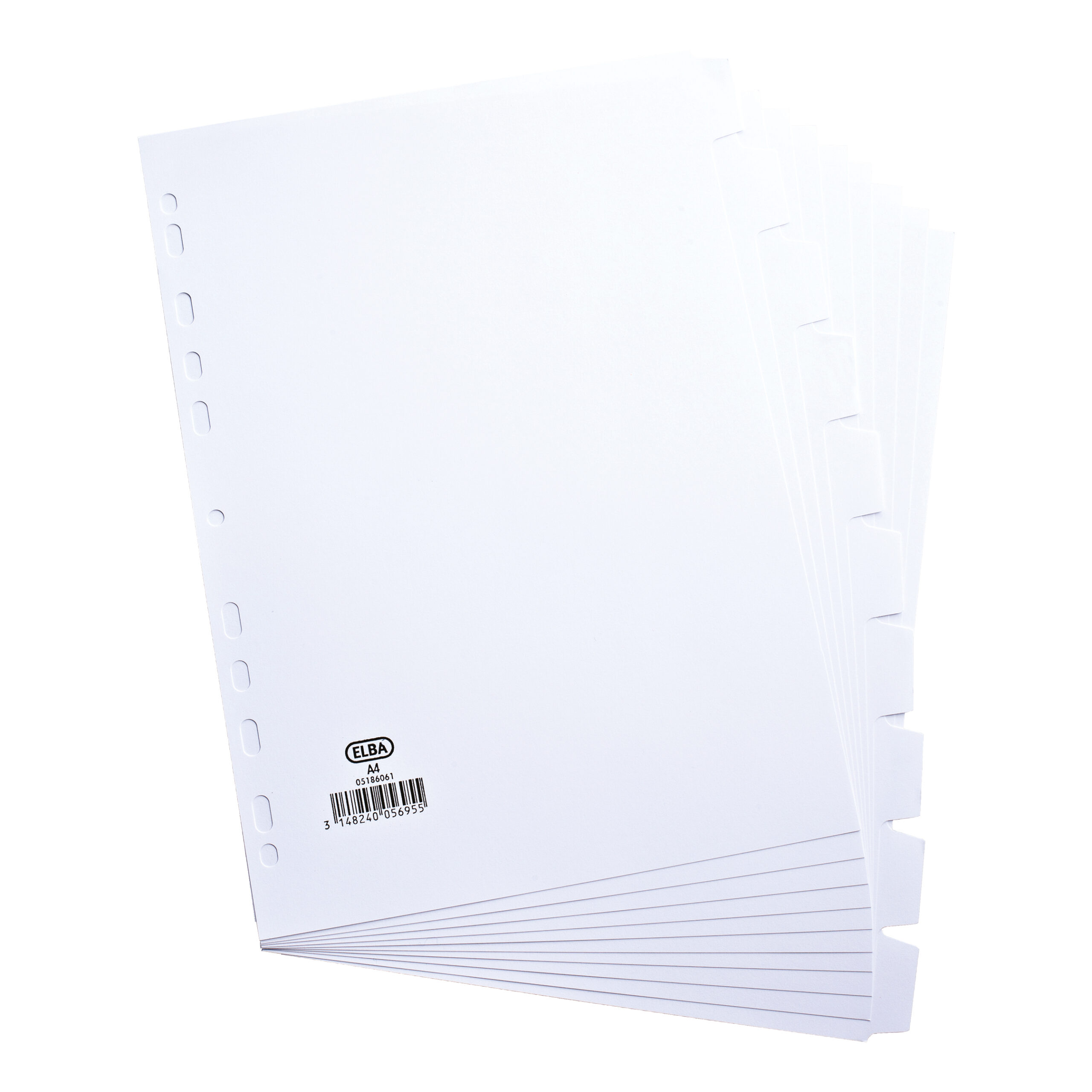 Elba White Dividers 10 Part A4 100204881 Fusion Office