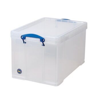 Really Useful Storage Box Clear 84 Litres 84C