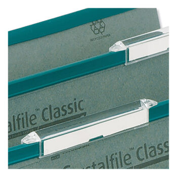 Rexel Crystalfile Linked Top Tabs Clear 78289 Pack 50 Fusion Office