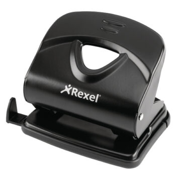 Rexel Value 230 2 Hole Punch Black 2100767 30 Sheets Fusion Office