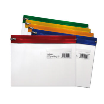 Snopake Zippa Bags S A5 Assorted 12722 Pack 25 Fusion Office