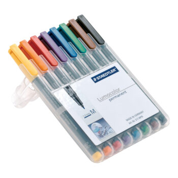 Staedtler Lumocolor Permanent Fine Pens Assorted 318wp8 8 Fusion Office