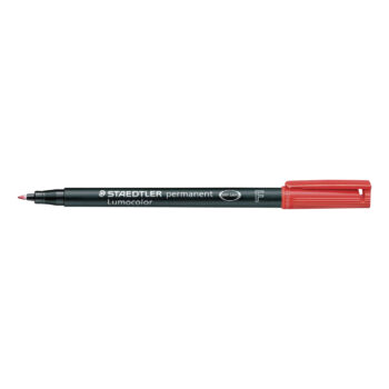 Staedtler Lumocolor Permanent Fine Pens Red 318 2 10 Fusion Office