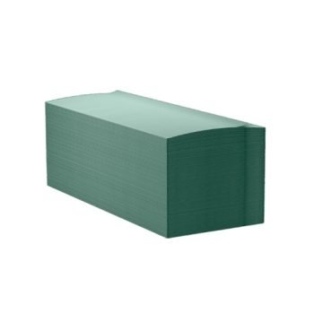 Z-Fold Hand Towels Green 1 Ply H1GZ30 - Box 3000 Sheets