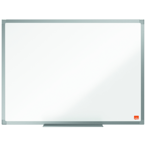 Enhance your workspace with the Nobo Essence 600x450mm Steel Magnetic Whiteboard model 1905209 perfect for jotting down notes and displaying important information. This durable whiteboard features a sleek design and magnetic surface making it an essential tool for home or office organisation.
