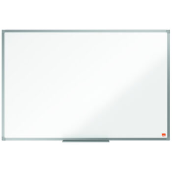 Enhance your workspace with the Nobo Essence 900x600mm Steel Magnetic Whiteboard (1905210) perfect for jotting down notes and displaying important information. This durable whiteboard features a sleek design making it an ideal addition to any office or classroom.