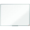 Enhance your workspace with the Nobo Essence 1200x900mm Steel Magnetic Whiteboard (1905211) perfect for jotting down notes and displaying important information. This durable whiteboard features a sleek design and magnetic surface making it an essential tool for any office or classroom.