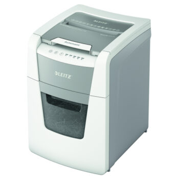Discover the Leitz IQ 100 P4 Cross Cut Autofeed Shredder model 80111000 designed for small office use. This efficient shredder offers secure document disposal with its advanced cross-cut technology ensuring your sensitive information is protected.