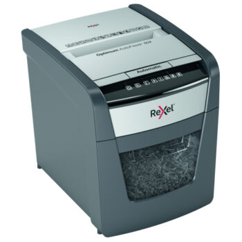 Discover the Rexel Optimum AutoFeed+ 50X Cross Cut P4 Shredder model 2020050X designed for efficient document destruction with advanced auto-feed technology and high security P4 cross-cut capability.