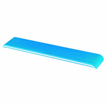 Enhance your typing comfort with the Leitz Ergo WOW Adjustable Keyboard Wrist Rest in Blue (Model 65230036) designed to provide optimal support and reduce strain during long hours of work.
