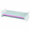 Enhance your workspace with the Leitz Ergo WOW Adjustable Monitor Stand in vibrant pink (65040023) designed to improve ergonomics and elevate your monitor for optimal viewing comfort.