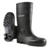 Shop our Safety Wellington Boots in size 6.5 / EU40 featuring a sleek black design perfect for outdoor work and wet conditions. Durable and comfortable these boots ensure your feet stay protected and dry.