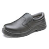 Shop our Black Slip-On Safety Shoes in Size 6.5 (EU40) for ultimate comfort and protection at work. These durable safety shoes combine style and functionality perfect for any professional environment.