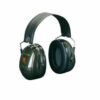 Shop the 3M H520A-407-GQ PELTOR Optime II Earmuffs in green featuring a comfortable headband and providing exceptional noise reduction of 31dB perfect for industrial and outdoor use.