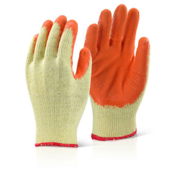 Shop our large orange builders gloves available in packs of 10 pairs designed for durability and comfort on the job. Perfect for construction and DIY projects these gloves provide excellent grip and protection.