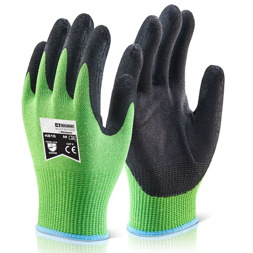 Shop our Level 5 Cut Glove in Large featuring advanced micro foam nitrile for superior grip and protection. Ideal for heavy-duty tasks this Kutstop glove ensures safety without compromising on comfort.
