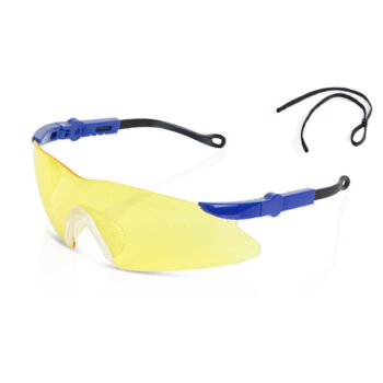 Shop the Texas Safety Spectacles in vibrant yellow model BBTXSY designed for optimal eye protection and comfort in any work environment. Perfect for construction industrial and outdoor use these safety glasses combine style and functionality.