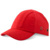 Shop our vibrant red Safety Baseball Cap model BBSBCRE designed for comfort and protection during outdoor activities. Perfect for sports enthusiasts and safety-conscious individuals alike.