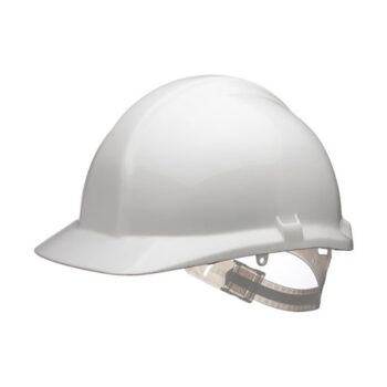 Shop the Centurion CNS03WA White Safety Helmet designed for optimal protection and comfort on the job site. This durable safety helmet meets industry standards ensuring your safety while maintaining a sleek professional appearance.