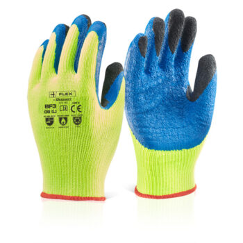 Shop our Thermal Grip Glove in XL size featuring durable latex and a vibrant yellow design perfect for keeping your hands warm and protected during cold weather tasks.