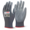 Shop our large grey PU coated gloves designed for superior grip and protection in various tasks. Perfect for industrial and DIY use these durable gloves ensure comfort and safety.