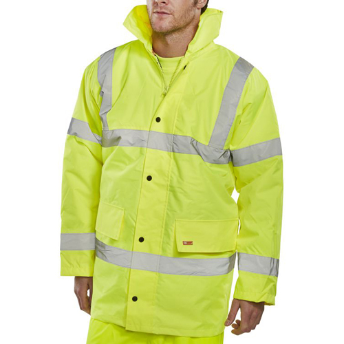 High-Visibility Constructor Jacket Saturn Yellow Small CTJENGSYS