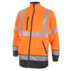 Two Tone High-Visibility Soft Shell Jacket Orange/Black Small HVTT040ORBLS