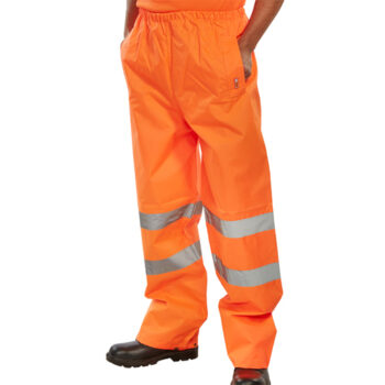 High-Visibility Traffic Trousers Orange XXL TENORXXL