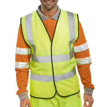 High-Visibility Waistcoat Saturn Yellow XL WCENGXL