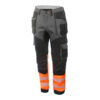 Two Tone High-Visibility Trousers Orange/Black 32S HVTT080ORBL32S