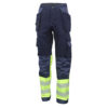Two Tone High-Visibility Trousers Saturn Yellow/Navy Blue 30T HVTT080SYN30T