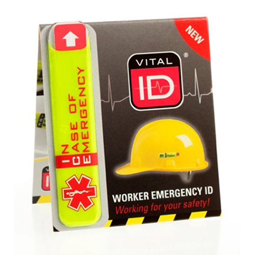 Shop our Hard Hat Emergency ID WSID01 designed for safety and quick identification on construction sites. This durable hard hat features a clear emergency ID system ensuring you stay safe and easily identifiable in any situation.