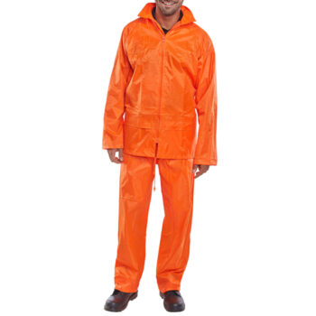Nylon B-Dri Weatherpoof Suit Orange 4XL NBDSOR4XL