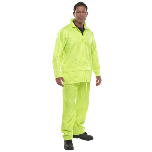 Nylon B-Dri Weatherpoof Suit Saturn Yellow Medium NBDSSYM