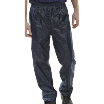 Nylon B-Dri Trousers Navy Blue Medium NBDTNM