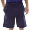 Cargo Pocket Shorts Navy Blue 40inch CLCPSN40