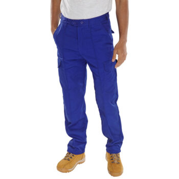 Polycotton Drivers Trousers Royal Blue 36R PCTHWR36