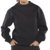 Polycotton Sweatshirt Black Large CLPCSBLL