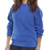 Polycotton Sweatshirt Royal Blue XL CLPCSRXL