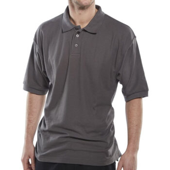 Polo Shirt Grey Large CLPKSGYL