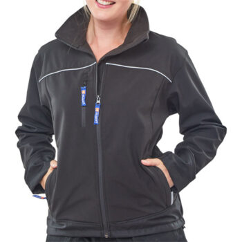 Ladies Soft Shell Jacket Black L/14 LSSJBLL