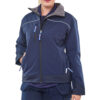 Ladies Soft Shell Jacket Navy Blue M/12 LSSJNM