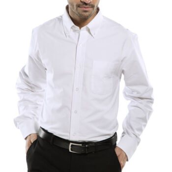 Long Sleeve Oxford Shirt White 16.5inch OXSLSW16.5