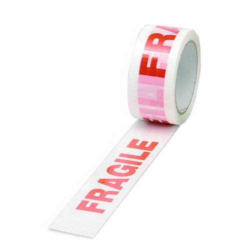 Fragile Tape 50mm x 66m - Box 36 BULK PACK