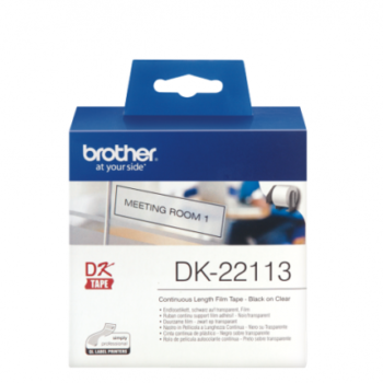 Brother Dk 22113 Black On Clear Label Roll 62mmx15m Dk22113 Fusion Office