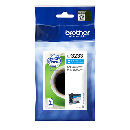 Brother Lc3233c Cyan Inkjet Cartridge Fusion Office