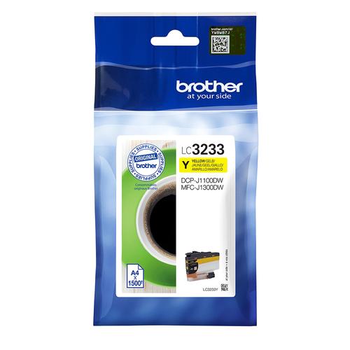 Brother Lc3233y Yellow Inkjet Cartridge Fusion Office