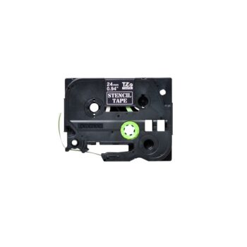 Brother STe-151 Stencil Tape Cassette Black 24mm wide STe151