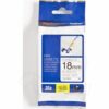 Brother Tzefx241 Black On White Flexible Label Tape 18mmx8m Fusion Office